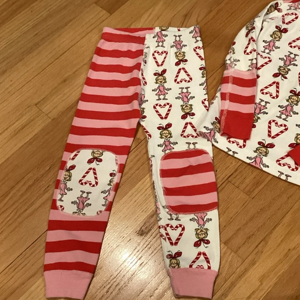 Hanna Andersson Red and Pink Kids Pajama Set - Picture 5 of 6